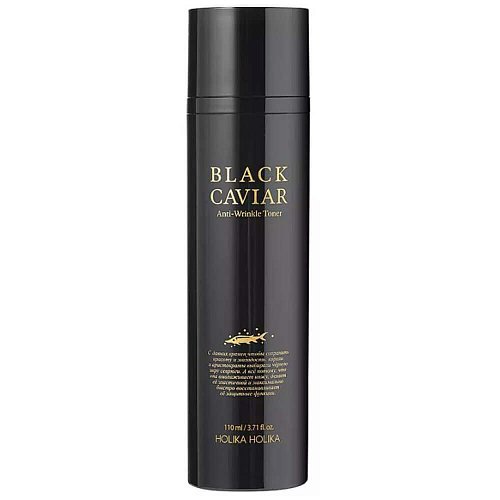 Омолаживающий тонер с экстрактом чёрной икры Holika Holika Black Caviar Anti-Wrinkle Toner