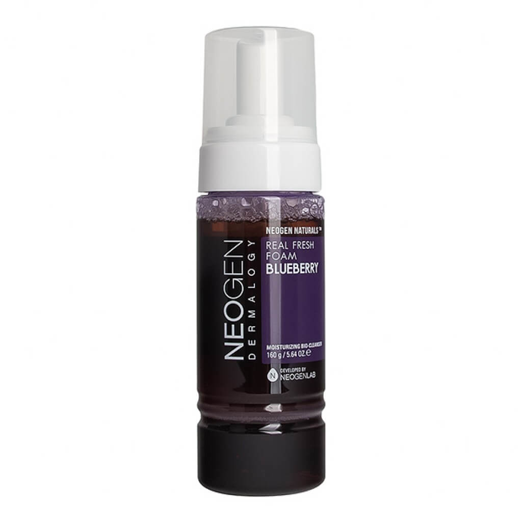 Увлажняющая кислородная пенка с ягодами черники Neogen Dermalogy Real Fresh Foam Cleanser Blueberry