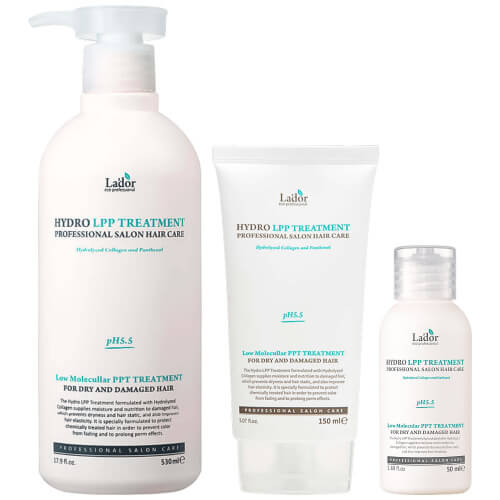 Маска для повреждённых и сухих волос с коллагеном Lador Hydro LPP Treatment