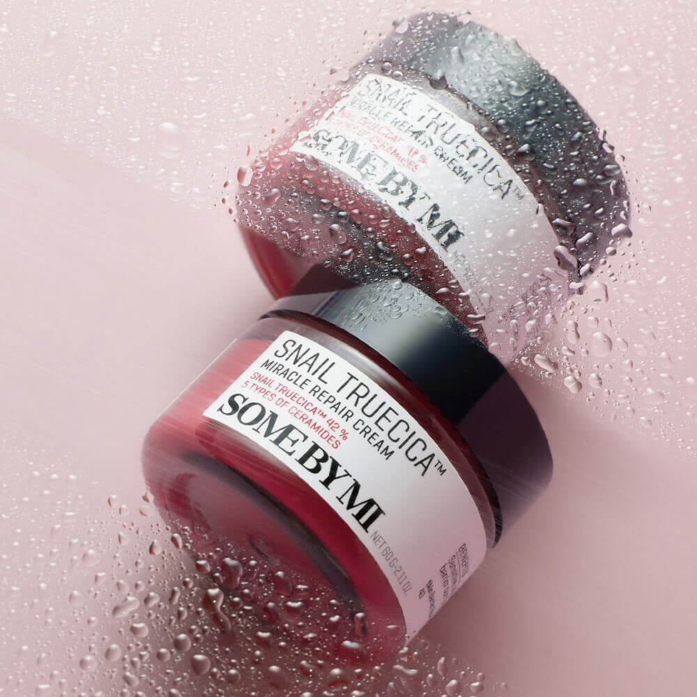 Восстанавливающий крем с муцином чёрной улитки Some By Mi Snail Truecica Miracle Repair Cream