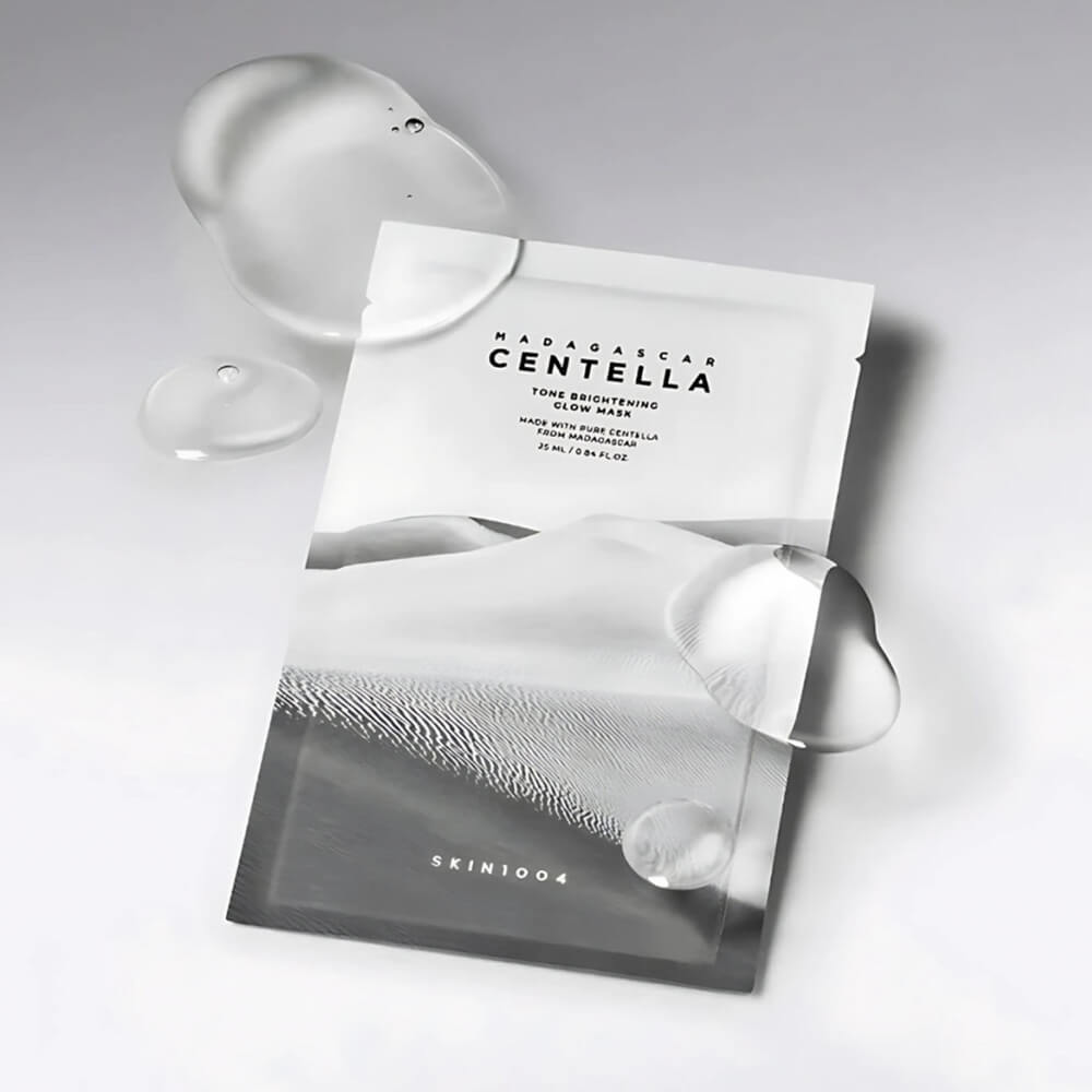 Тканевая маска для выравнивания тона SKIN1004 Madagascar Centella Tone Brightening Glow Mask 