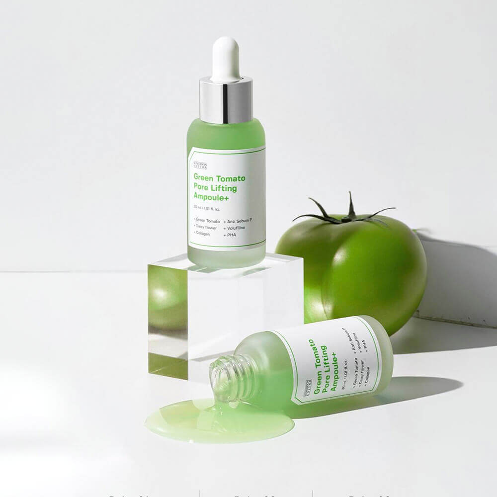 Лифтинг-сыворотка для сужения пор Sungboon Editor Green Tomato Pore Lifting Ampoule+
