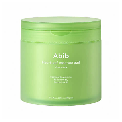 Успокаивающие пэды с экстрактом хауттюйнии Abib Heartleaf Essence Pad Clear Touch