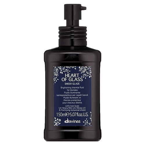 Защитный флюид для окрашенных волос Davines Heart of Glass Sheer Glaze