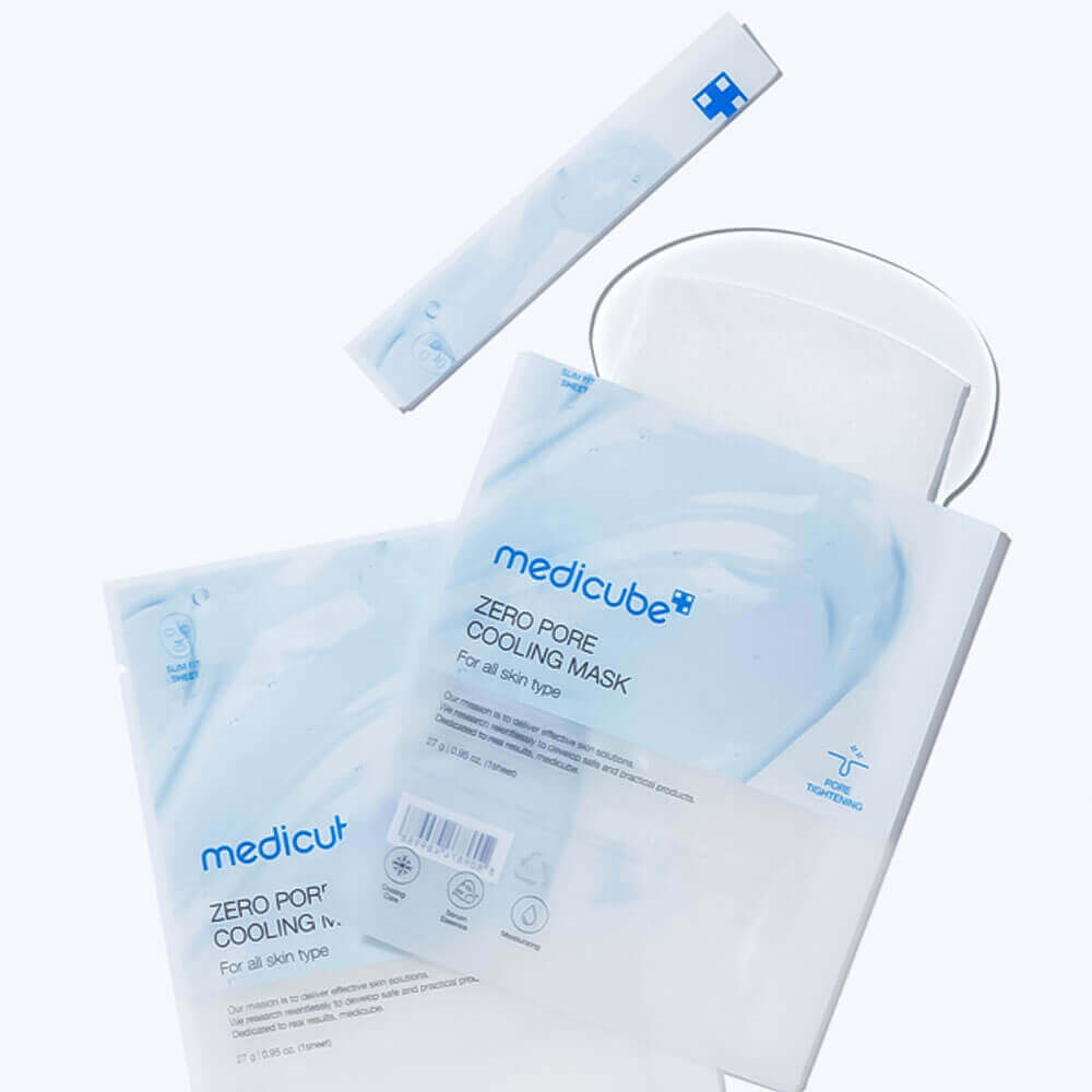 Охлаждающая тканевая маска для сужения пор medicube Zero Pore Cooling Mask