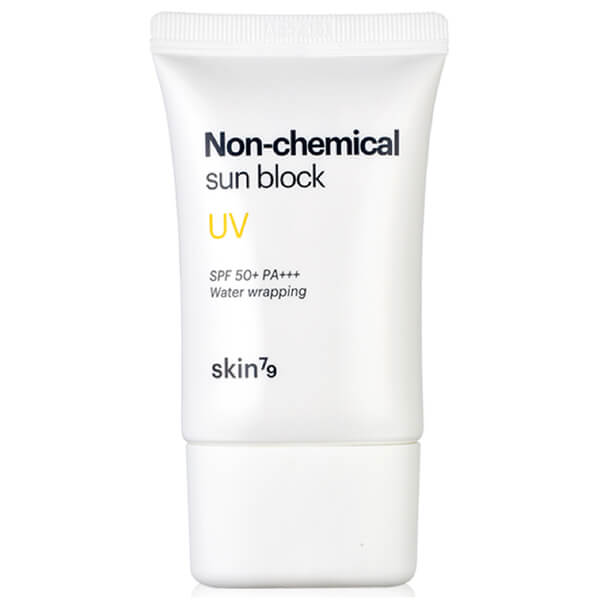 Увлажняющий солнцезащитный крем с физическим фильтром Skin79 Water Wrapping Non Chemical Sun Block SPF 50+ PA+++