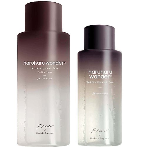 Бесспиртовой тонер с чёрным рисом Haruharu Wonder Black Rice Hyaluronic Toner For Sensitive Skin