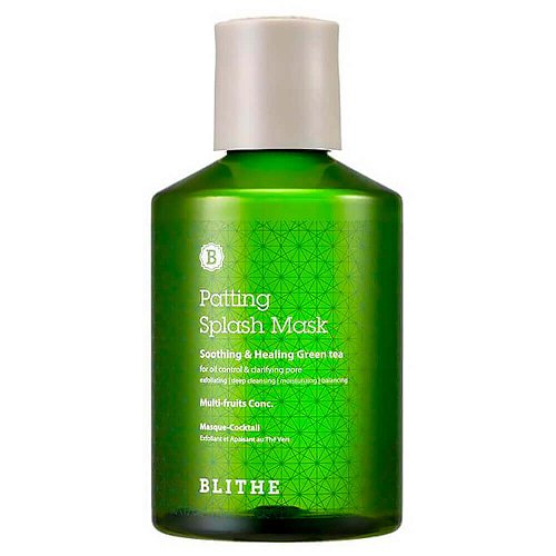 Успокаивающая сплэш-маска для проблемной кожи Blithe Soothing&Healing Green Tea Splash Mask