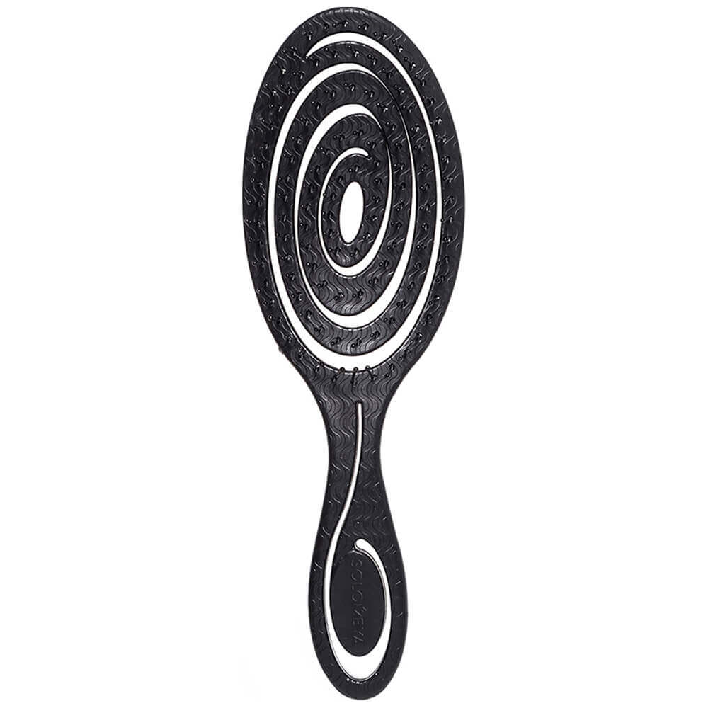 Подвижная био-расчёска Solomeya Detangling Bio Hair Brush Black
