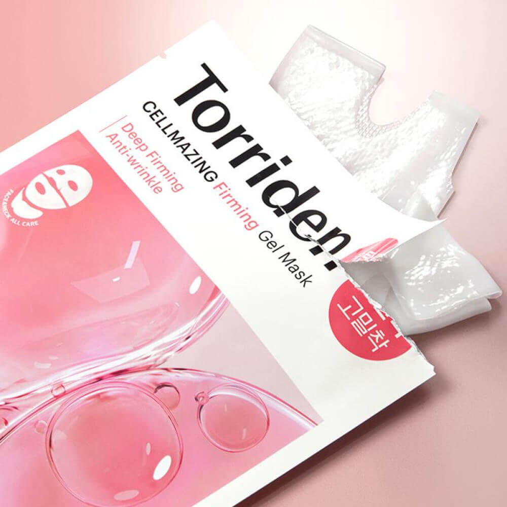 Подтягивающая гидрогелевая маска для лица и шеи Torriden Cellmazing Firming Gel Mask