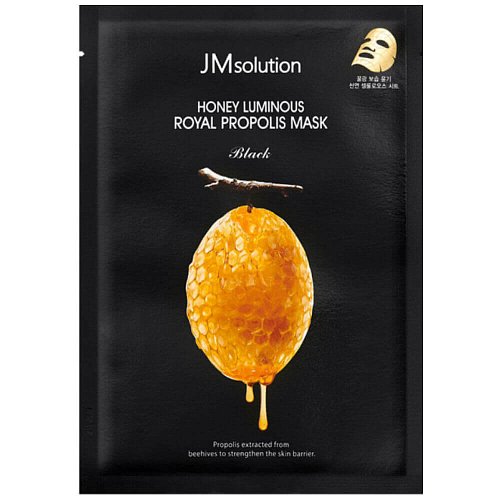 Восстанавливающая тканевая маска с прополисом JMsolution Honey Luminous Royal Propolis Mask