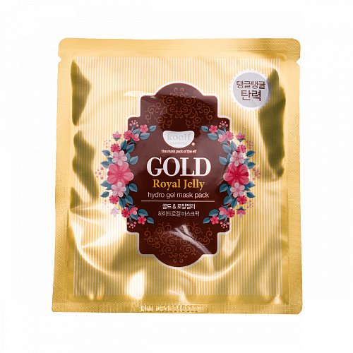 Гидрогелевая маска для лица с золотом и маточным молочком Koelf Gold & Royal Jelly Mask