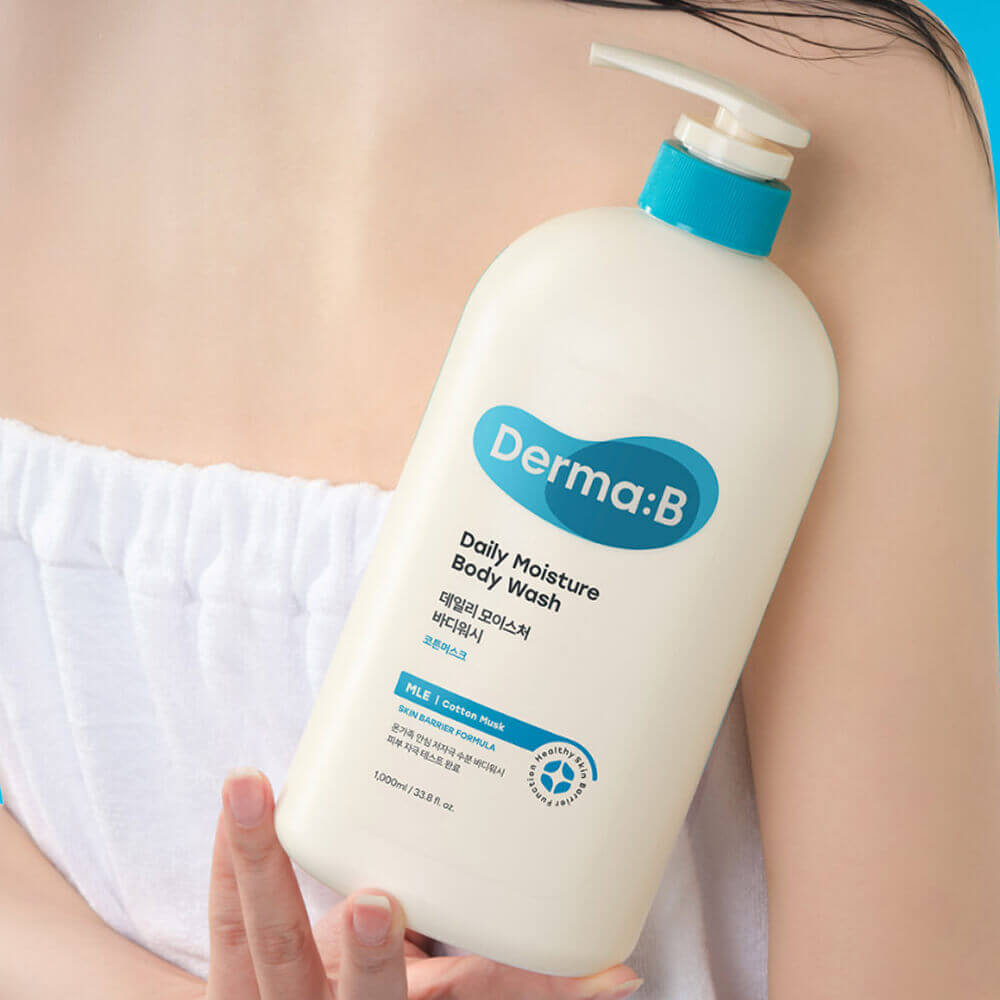 Ламеллярный гель для душа Derma:B Daily Moisture Body Wash
