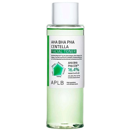 Успокаивающий тоник против воспалений APLB AHA BHA PHA Centella Facial Toner