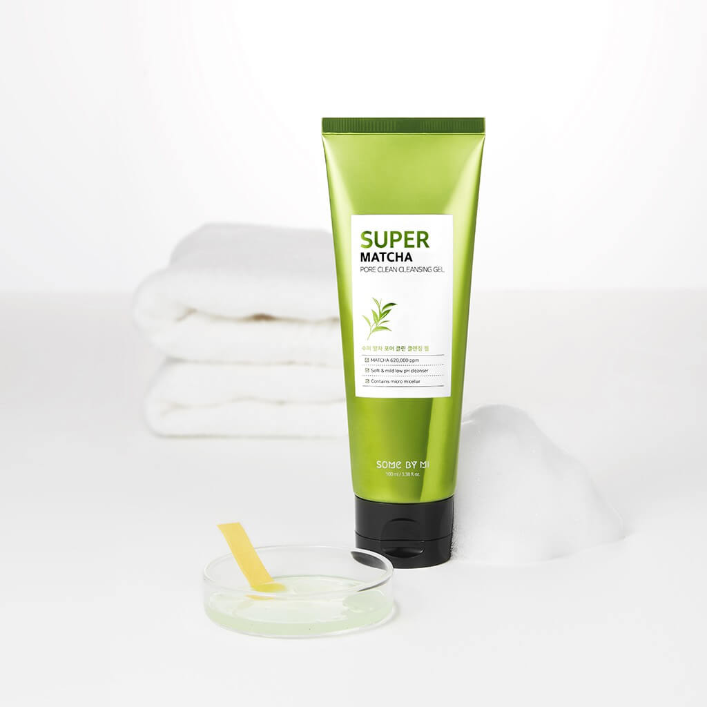 Гель для умывания с чаем матча Some By Mi Super Matcha Pore Clean Cleansing Gel 