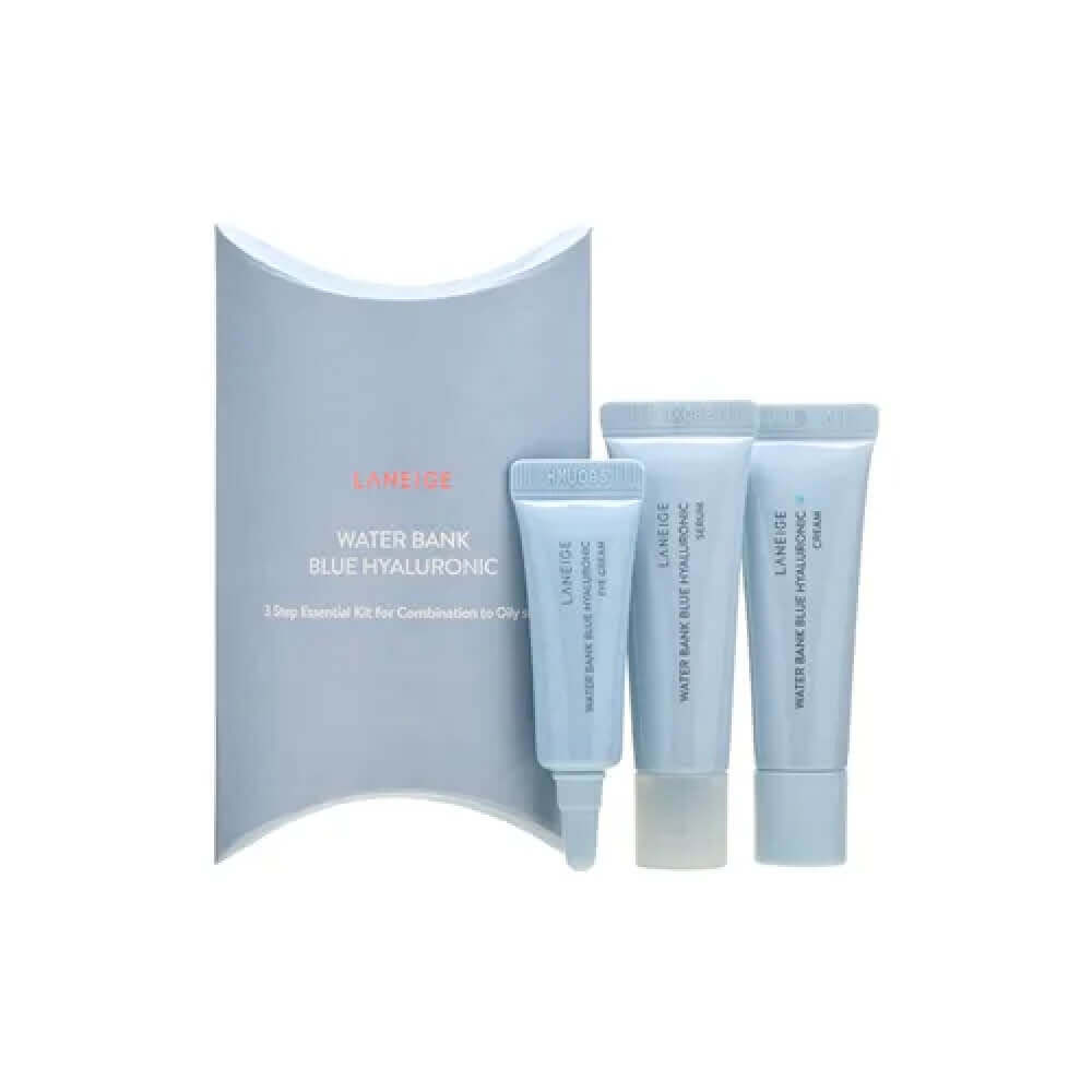 Набор миниатюр Laneige Water Bank Blue Hyaluronic 3 Step Essential Kit for Combination to Oily Skin