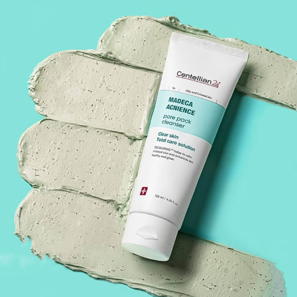 Глиняное очищающее средство Centellian24 Madeca Acnience Pore Pack Cleanser