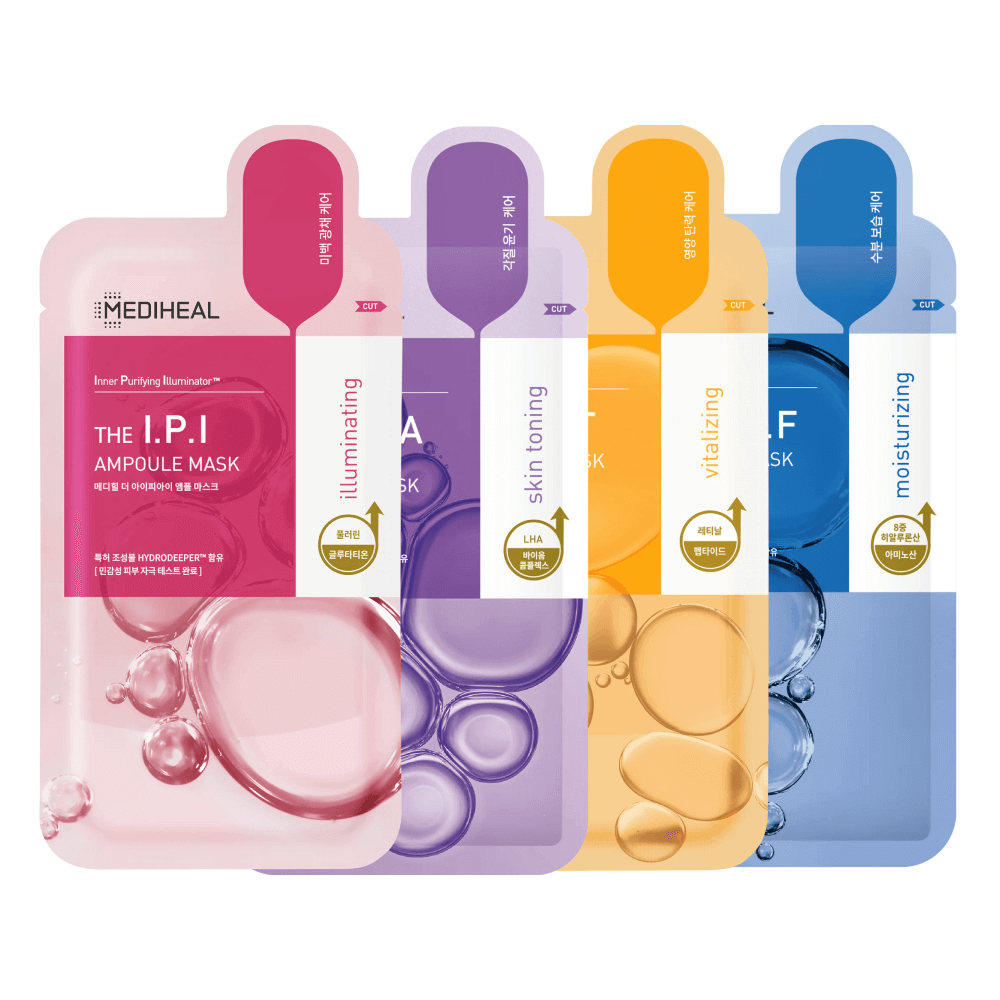 Многофункциональные ампульные тканевые маски Mediheal Ampoule Mask