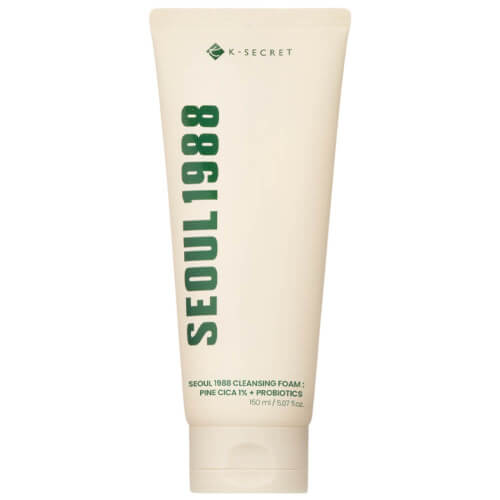 Пенка с центеллой и пробиотиками K-SECRET Seoul 1988 Cleansing Foam: Pine Cica 1% + Probiotics