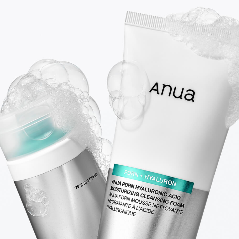Мягкая пенка для умывания с ПДРН Anua PDRN Hyaluronic Acid Moisturizing Cleansing Foam
