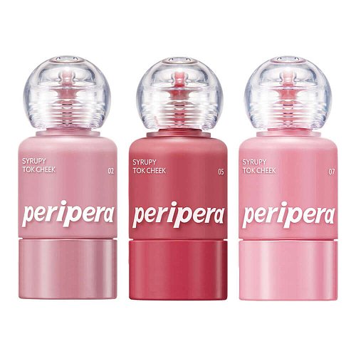 Жидкие румяна с влажным финишем Peripera Syrupy Tok Cheek