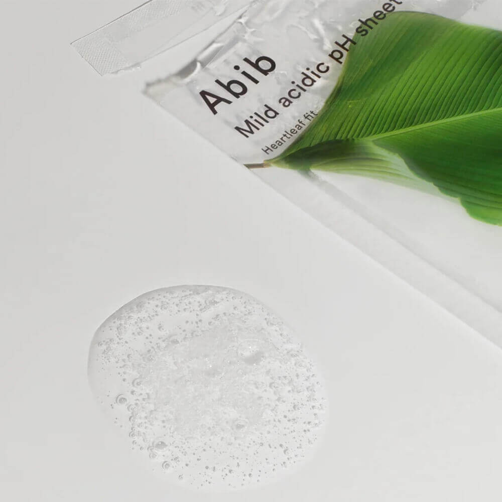 Успокаивающая слабокислотная маска с хауттюйнией Abib Mild Acidic pH Sheet Heartleaf Fit Mask