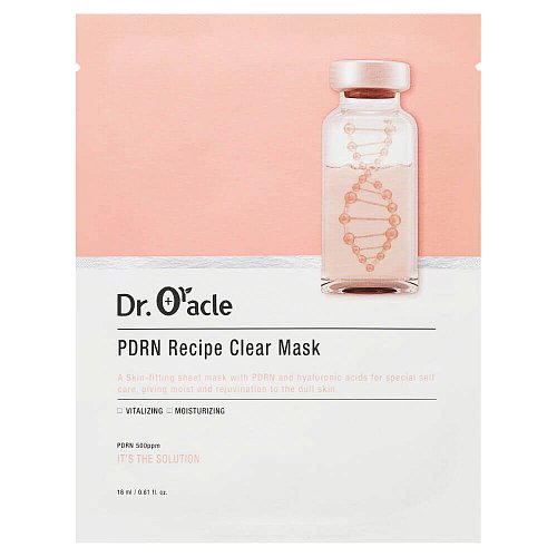 Ультратонкая тканевая маска с ПДРН для сияния кожи Dr.Oracle PDRN Recipe Clear Mask
