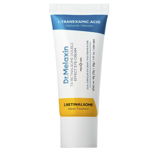 Осветляющий двойной крем для век Dr.Melaxin TX Retinalsome Double Effect Eye Cream