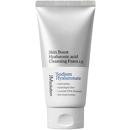 Пенка для умывания с гиалуроновой кислотой JMsolution Skin Boost Hyaluronic Cleansing Foam 1.5