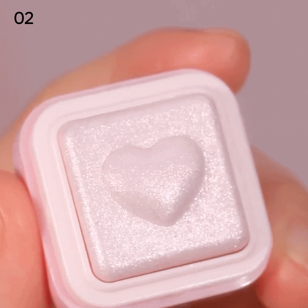 Компактный хайлайтер для лица colorgram Milk Bling Heartlighter