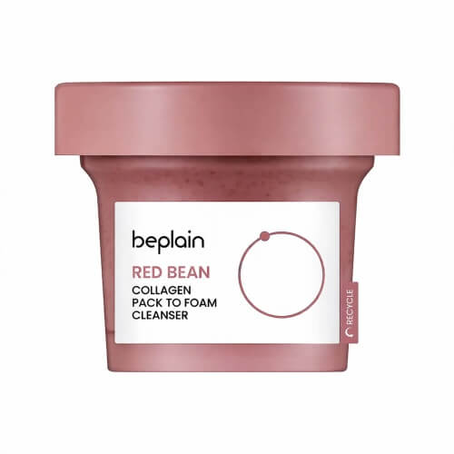 Очищающее средство с бобами адзуки beplain Red Bean Collagen Pack To Foam Cleanser