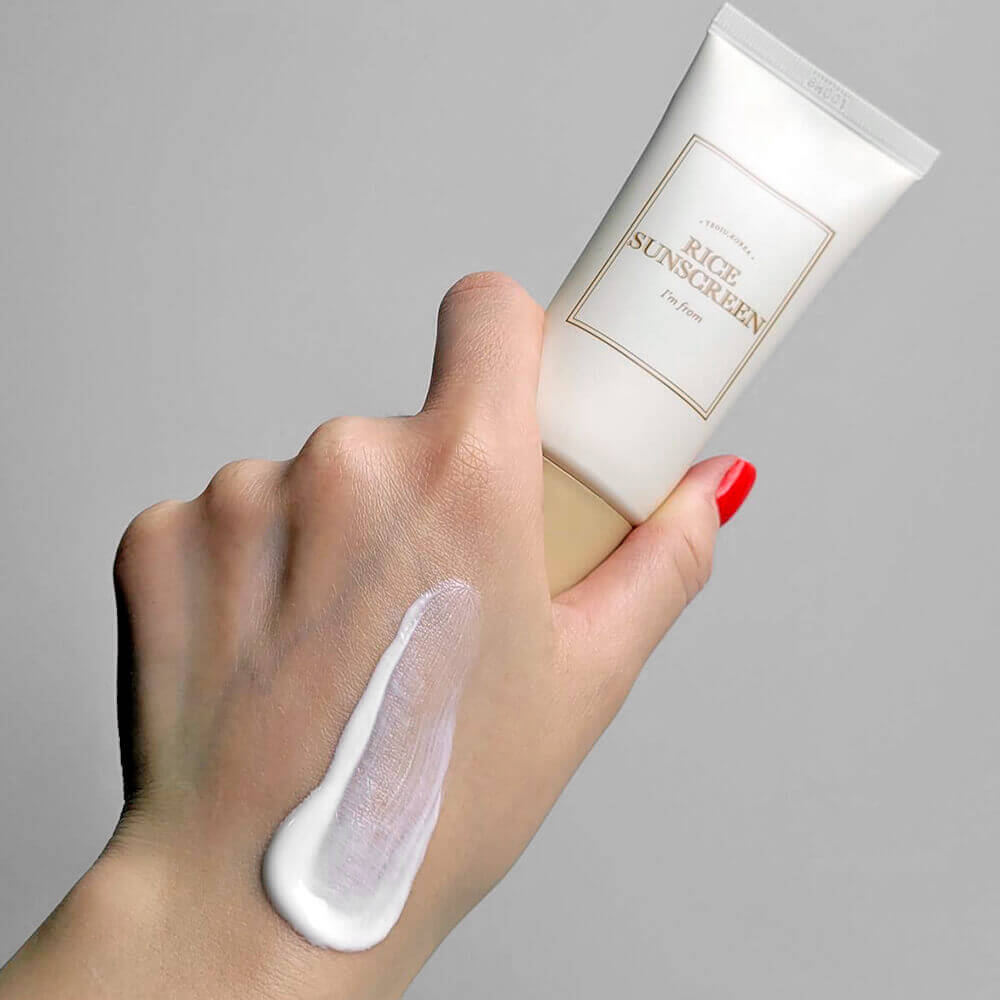 Минеральный санскрин на основе риса гоами I'm From Rice Sunscreen SPF50+ PA++++