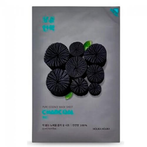 Тканевые маски Holika Holika Pure Essence Mask Sheet - Charcoal - Древесный уголь