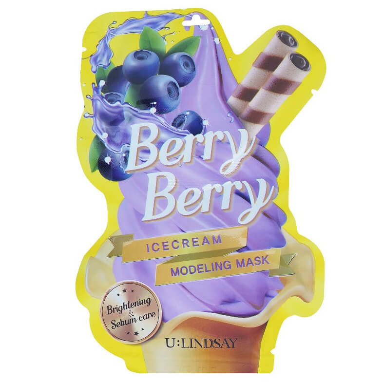 Двухступенчатая моделирующая маска U:Lindsay Berry Berry Ice Cream Modeling Mask