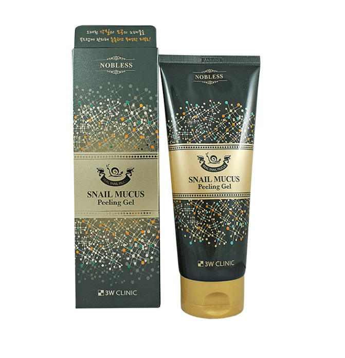 Пилинг-гель с муцином улитки 3W CLINIC Snail Mucus Peeling Gel