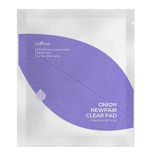 Миниатюра Многослойные пэды для проблемной кожи с красным луком IsNtree Onion Newpair Clear Pad 2 шт