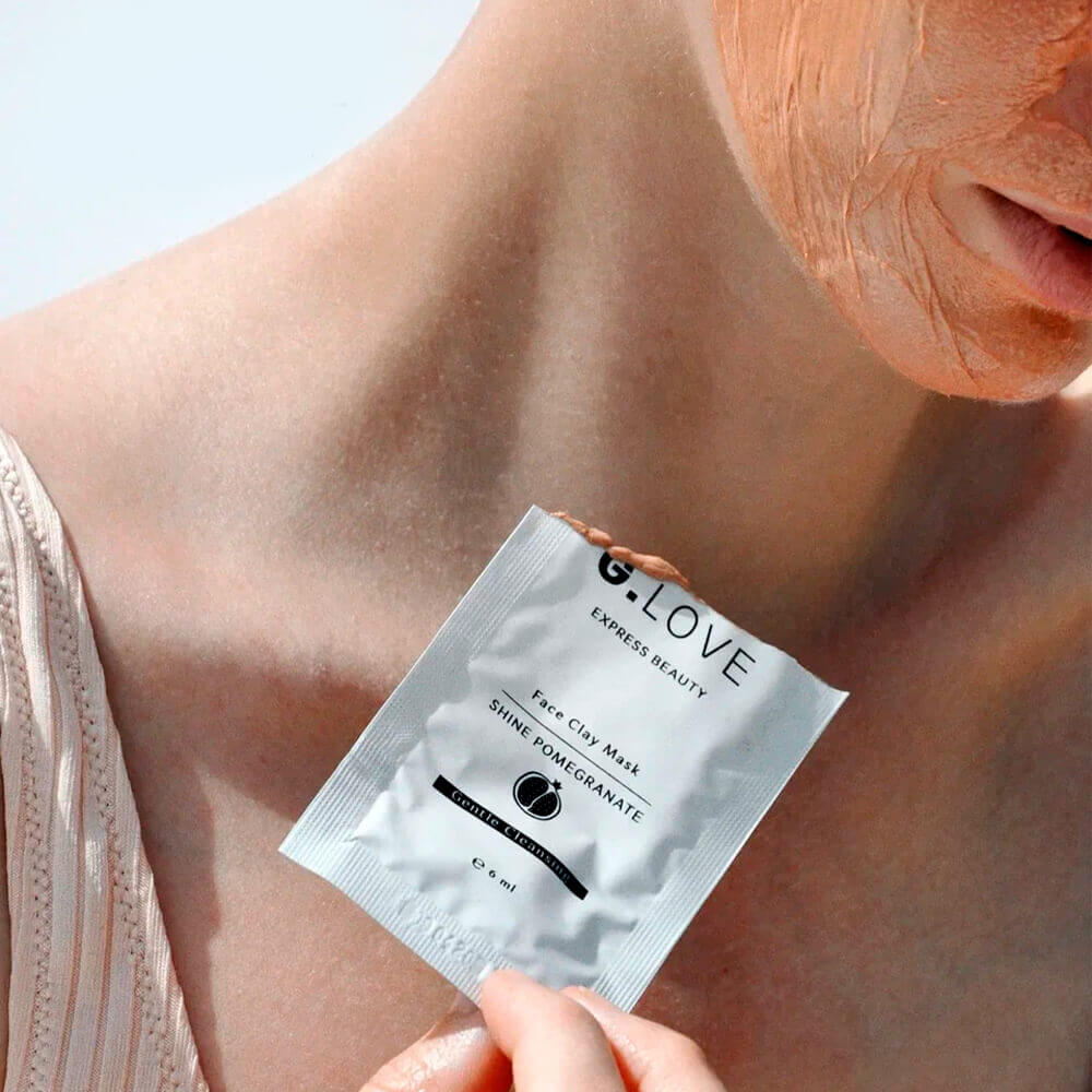 Глиняная энзимная маска для сужения пор G.Love Face Clay Mask Shine Pomegranate
