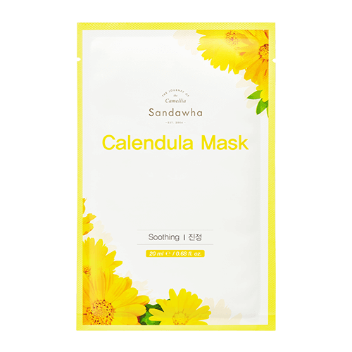 Успокаивающая маска с экстрактом календулы Sandawha Calendula Mask