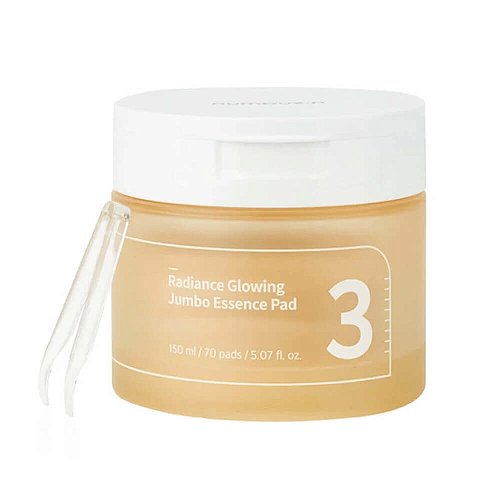 Выравнивающие пэды для сияния кожи numbuzin No.3 Radiance Glowing Jumbo Essence Pad