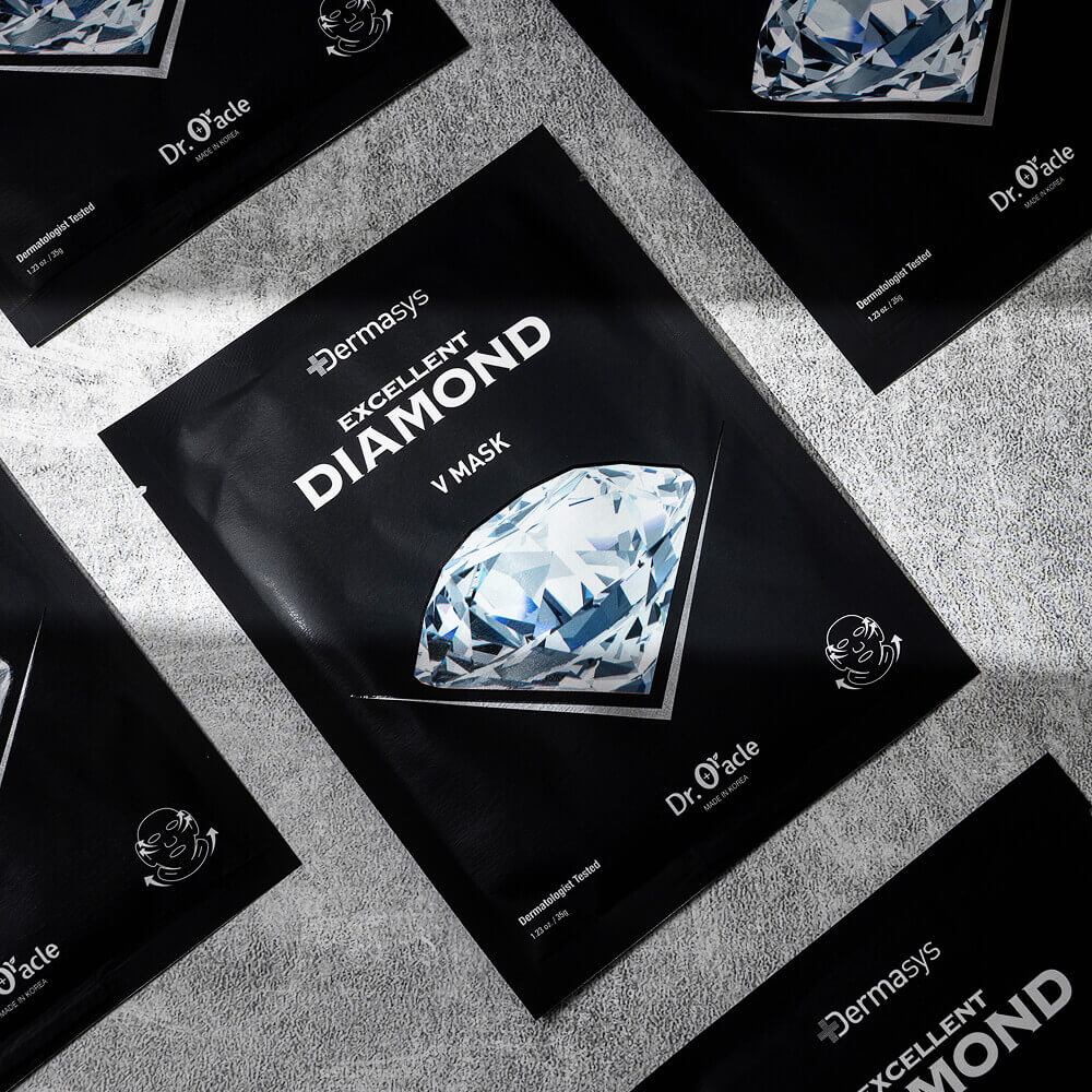 Подтягивающая тканевая маска для овала лица Dr.Oracle Dermasys Diamond V Mask