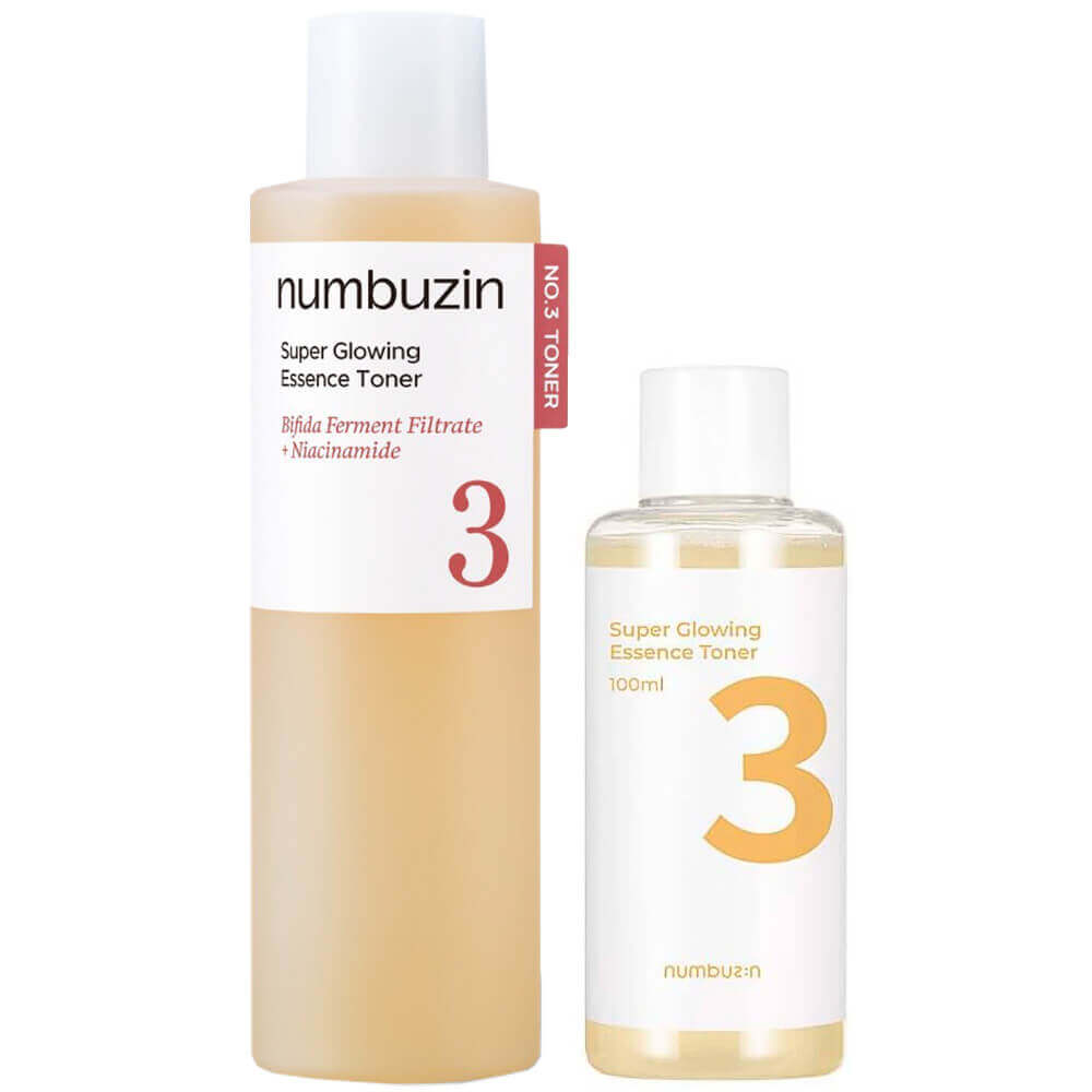 Выравнивающий тонер-эссенция для сияния кожи numbuzin No.3 Super Glowing Essence Toner