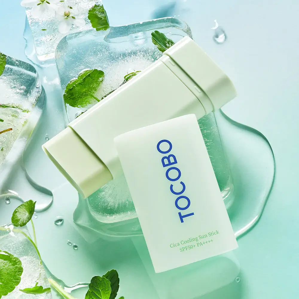 Успокаивающий солнцезащитный стик Tocobo Cica Cooling Sun Stick SPF50+ PA++++