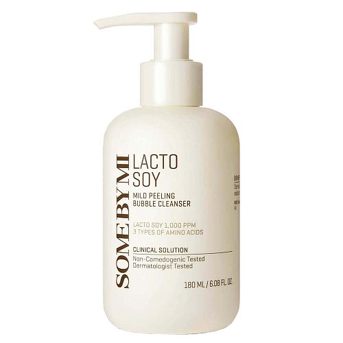 Мягкая отшелушивающая пенка с лактобактериями Some By Mi Lactosoy Mild Bubble Peeling Cleanser