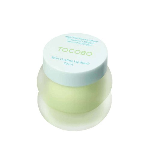 Ночная охлаждающая маска для губ с мятой Tocobo Mint Cooling Lip Mask