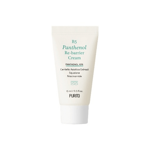Travel-версия восстанавливающего крема с пантенолом Purito B5 Panthenol Re-barrier Cream - 15ml
