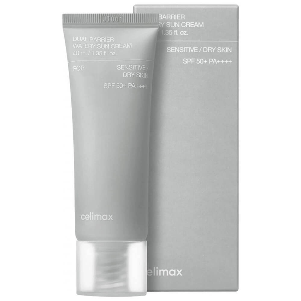 Солнцезащитный крем с комплексом церамидов Celimax Dual Barrier Watery Sun Cream SPF50+PA++++