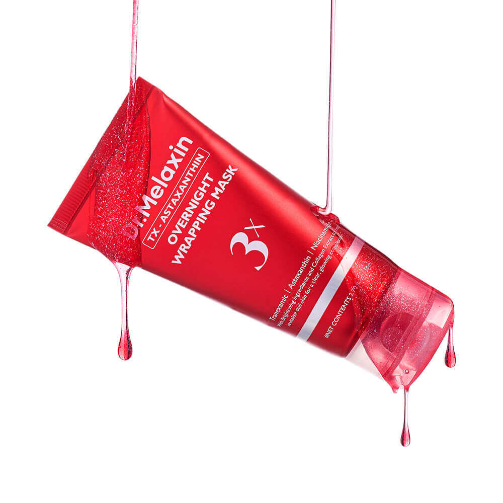 Осветляющая маска-плёнка с астаксантином Dr.Melaxin TX-Astaxanthin Overnight Wrapping Mask