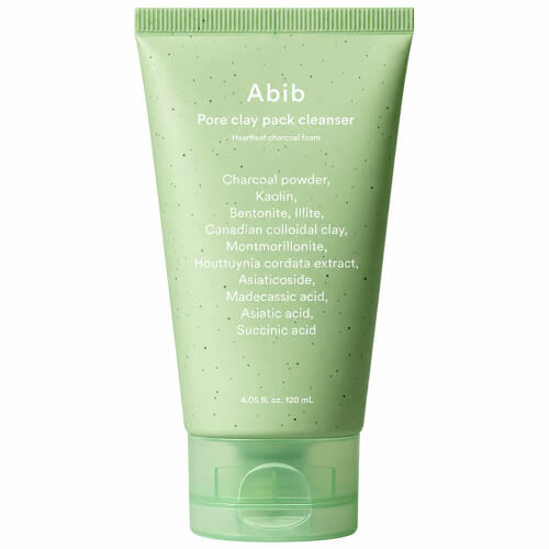 Очищающее средство с глиной Abib Pore Clay Pack Cleanser Heartleaf Charcoal Foam