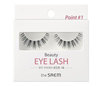 Накладные ресницы The Saem Beauty Eye Lash point  01