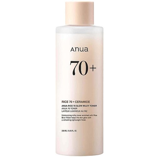 Молочный тонер для сияния кожи с рисом Anua Rice 70 Glow Milky Toner